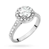 Pierścionek białe złoto diament laboratoryjny 0,70ct i 26 kamieni Lab Diamonds W0551.B3.LDW.03 marko