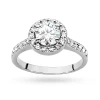 Pierścionek białe złoto diament laboratoryjny 0,70ct i 26 kamieni Lab Diamonds W0551.B3.LDW.03 marko