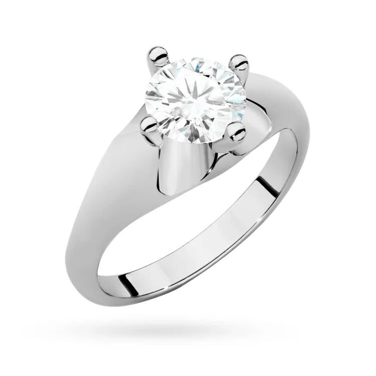 Białe złoto pierścionek z dużym diamentem laboratoryjnym 1,00ct Lab Diamonds W0545.B3.LDW.04 marko