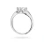 Białe złoto pierścionek z dużym diamentem laboratoryjnym 1,00ct Lab Diamonds W0545.B3.LDW.04 marko
