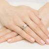 Białe złoto pierścionek z dużym diamentem laboratoryjnym 1,00ct Lab Diamonds W0545.B3.LDW.04 marko