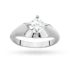 Białe złoto pierścionek z dużym diamentem laboratoryjnym 0,70ct Lab Diamonds W0545.B3.LDW.03 marko