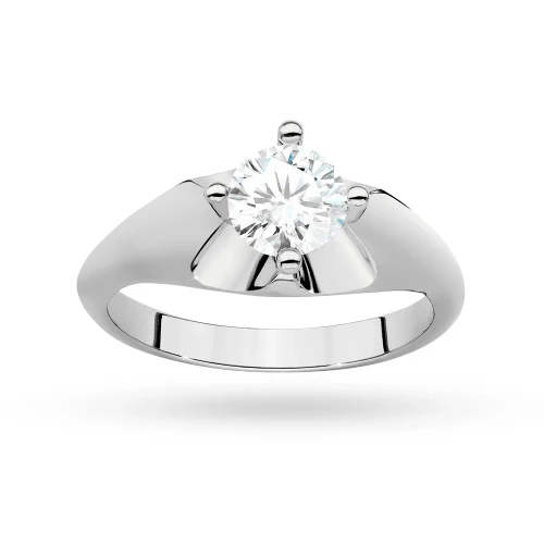 Białe złoto pierścionek z dużym diamentem laboratoryjnym 0,70ct Lab Diamonds W0545.B3.LDW.03 marko