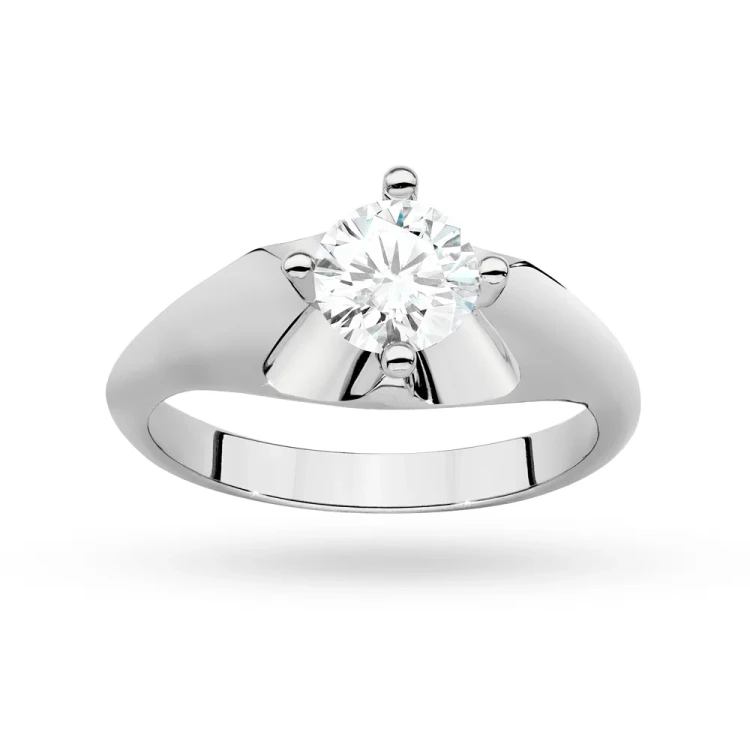 Białe złoto pierścionek z dużym diamentem laboratoryjnym 0,70ct Lab Diamonds W0545.B3.LDW.03 marko