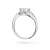 Białe złoto pierścionek z dużym diamentem laboratoryjnym 0,70ct Lab Diamonds W0545.B3.LDW.03 marko