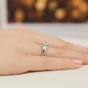 Białe złoto pierścionek z dużym diamentem laboratoryjnym 0,70ct Lab Diamonds W0545.B3.LDW.03 marko