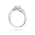 Białe złoto pierścionek z dużym diamentem laboratoryjnym 0,50ct Lab Diamonds W0545.B3.LDW.02 marko