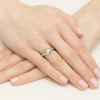 Białe złoto pierścionek z dużym diamentem laboratoryjnym 0,50ct Lab Diamonds W0545.B3.LDW.02 marko