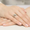 Białe złoto pierścionek z dużym diamentem laboratoryjnym 0,50ct Lab Diamonds W0545.B3.LDW.02 marko