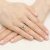 Białe złoto pierścionek z dużym diamentem laboratoryjnym 0,40ct Lab Diamonds W0545.B3.LDW.01 marko