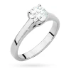 Pierścionek białe złoto diament laboratoryjny 0,70ct oprawa cathedral Lab Diamonds W0544.B3.LDW.03 marko