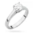 Pierścionek białe złoto diament laboratoryjny 0,70ct oprawa cathedral Lab Diamonds W0544.B3.LDW.03 marko