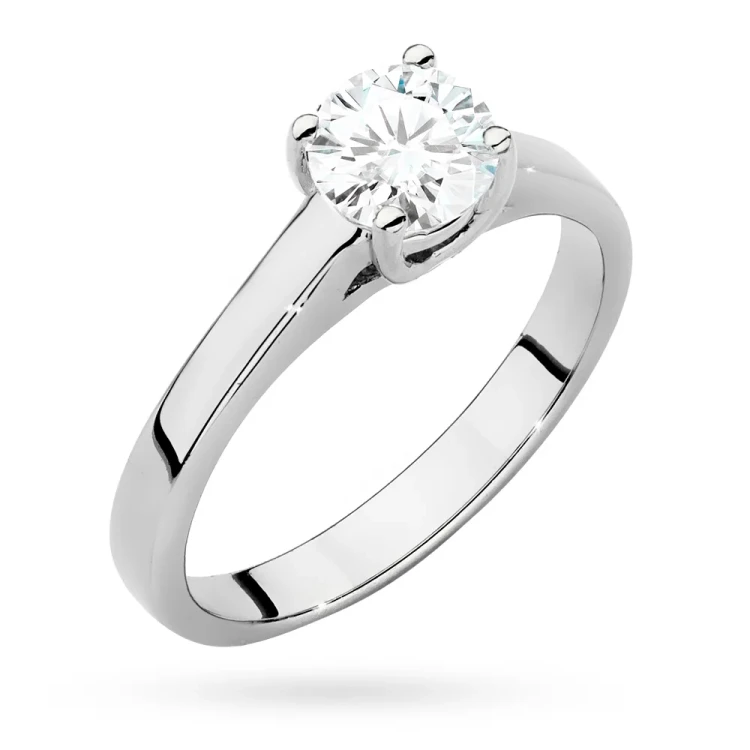 Pierścionek białe złoto diament laboratoryjny 0,70ct oprawa cathedral Lab Diamonds W0544.B3.LDW.03 marko