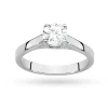 Pierścionek białe złoto diament laboratoryjny 0,70ct oprawa cathedral Lab Diamonds W0544.B3.LDW.03 marko