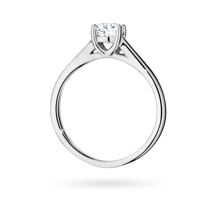 Pierścionek białe złoto diament laboratoryjny 0,70ct oprawa cathedral Lab Diamonds W0544.B3.LDW.03 marko