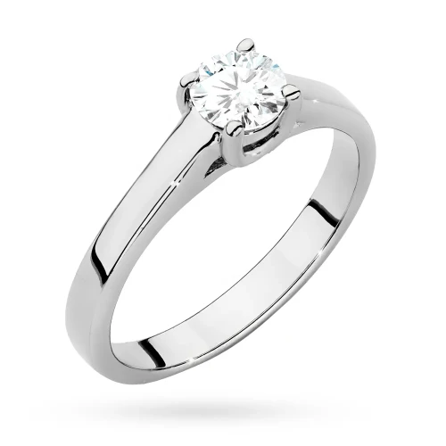Pierścionek białe złoto diament laboratoryjny 0,50ct oprawa cathedral Lab Diamonds W0544.B3.LDW.02 marko