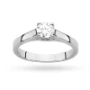 Pierścionek białe złoto diament laboratoryjny 0,50ct oprawa cathedral Lab Diamonds W0544.B3.LDW.02 marko