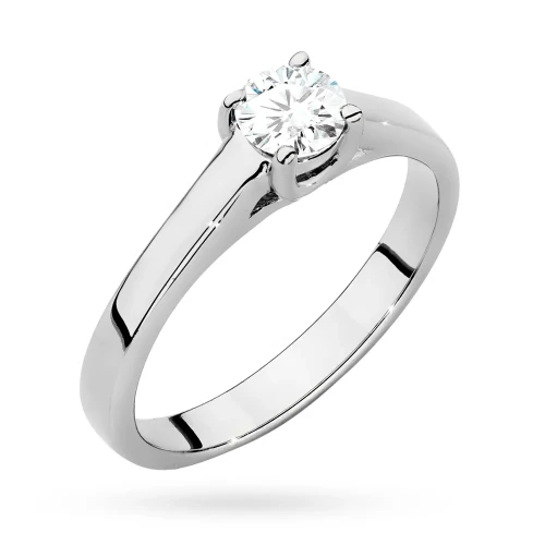 Pierścionek białe złoto diament laboratoryjny 0,40ct oprawa cathedral Lab Diamonds W0544.B3.LDW.01 marko