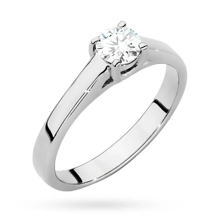 Pierścionek białe złoto diament laboratoryjny 0,40ct oprawa cathedral Lab Diamonds W0544.B3.LDW.01 marko