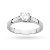 Pierścionek białe złoto diament laboratoryjny 0,40ct oprawa cathedral Lab Diamonds W0544.B3.LDW.01 marko