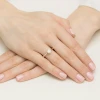 Klasyczny pierścionek z różowego złota z diamentem laboratoryjnym 1,00ct w czterech łapkach Lab Diamonds W0543.R3.LDW.04 marko