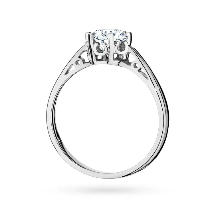 Pierścionek białe złoto z diamentem laboratoryjnym 0,70ct w ażurowej oprawie Lab Diamonds W0542.B3.LDW.03 marko