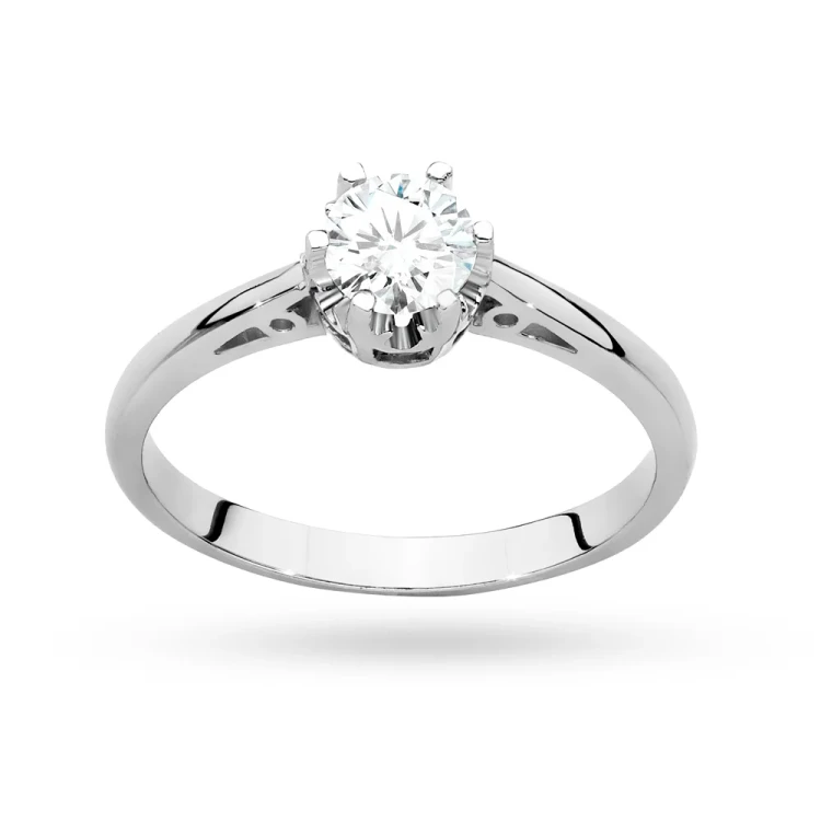 Pierścionek białe złoto z diamentem laboratoryjnym 0,50ct w ażurowej oprawie Lab Diamonds W0542.B3.LDW.02 marko