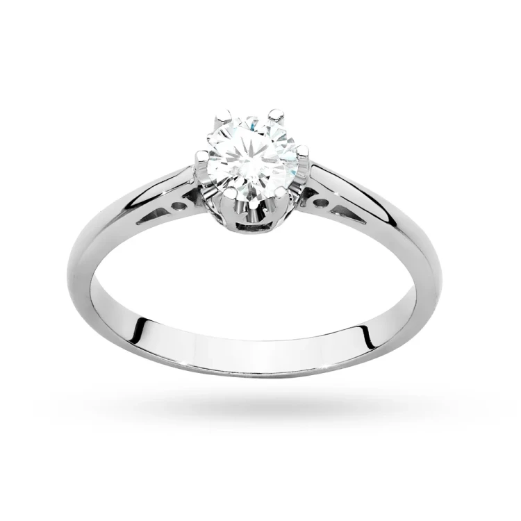 Pierścionek białe złoto z diamentem laboratoryjnym 0,40ct w ażurowej oprawie Lab Diamonds W0542.B3.LDW.01 marko