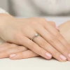 Pierścionek białe złoto z diamentem laboratoryjnym 0,40ct w ażurowej oprawie Lab Diamonds W0542.B3.LDW.01 marko
