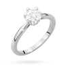 Pierścionek z białego złota diament laboratoryjny 0,70ct kamienie wokół korony Lab Diamonds W0539.B3.LDW.03 marko