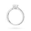 Pierścionek z białego złota diament laboratoryjny 0,50ct kamienie wokół korony Lab Diamonds W0539.B3.LDW.02 marko