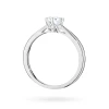 Pierścionek z białego złota diament laboratoryjny 0,40ct kamienie wokół korony Lab Diamonds W0539.B3.LDW.01 marko