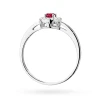 Pierścionek z białego złota rubin 0,15ct brylanty Kultowa W0238.B3.RUR.01 marko