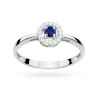 Pierścionek z białego złota szafir 0,15ct brylanty Kultowa W0238.B3.SAB.01 marko