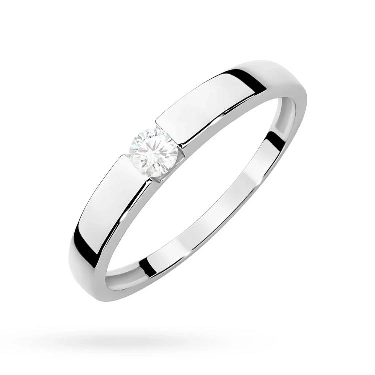 Pierścionek z białego złota z brylantem 0,12ct Generacja W0432.B3.DIW.01 marko