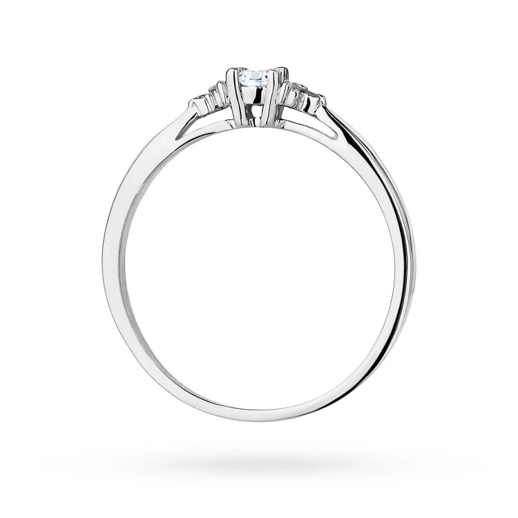 Pierścionek z białego złota z brylantami 0,13ct Obietnice W0428.B3.DIW.01 marko