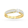 Złoty pierścionek z brylantami 0,17ct 585 Galaktyki  W0449.Z3.DIW.01 marko