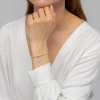 Srebrna zawieszka łapka serce różowa cyrkonia Charms Z754-925-RS marko