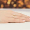 Klasyczny pierścionek z żółtego złota z diamentem laboratoryjnym 0,50ct w sześciu łapkach Lab Diamonds W0535.Z3.LDW.03 marko