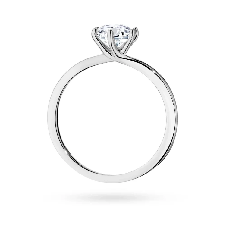 Klasyczny pierścionek z białego złota z diamentem laboratoryjnym 1,00ct w sześciu łapkach Lab Diamonds W0535.B3.LDW.05 marko