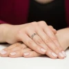 Pierścionek z białego złota z czarnym diamentem 0,12ct Generacja W0432.B3.DIB.01 marko