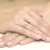 Pierścionek z białego złota z owalnym diamentem Lab Diamonds i brylantami W0067.B3.LDW.01 marko