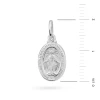 Srebrny Cudowny Medalik dwustronny D061-925-S marko
