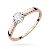 Pierścionek zaręczynowy z różowego Lab Diamonds 0,15ct kwiatek W0062.R3.LDW.01 marko