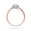 Pierścionek zaręczynowy z różowego Lab Diamonds 0,15ct kwiatek W0062.R3.LDW.01 marko