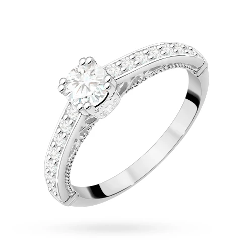 Pierścionek z białego złota z brylantami 0,56ct Galaktyki W0439.B3.DIW.01 marko