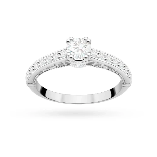 Pierścionek z białego złota z brylantami 0,56ct Galaktyki W0439.B3.DIW.01 marko