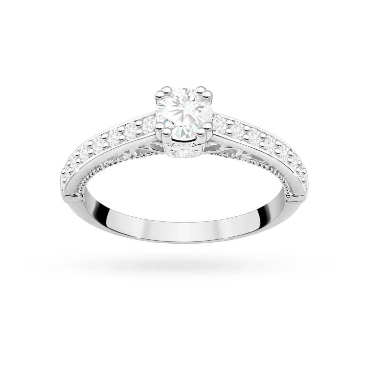 Pierścionek z białego złota z brylantami 0,56ct Galaktyki W0439.B3.DIW.01 marko