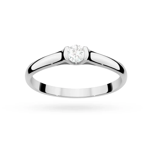 Pierścionek zaręczynowy klasyczny 0,15ct z białego złota Lab Diamonds W0369.B3.LDW.01 marko