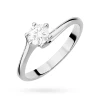 Złoty pierścionek z dużym brylantem diament laboratoryjny 0,50ct białe złoto Lab Diamonds W0423.B3.LDW.01 marko